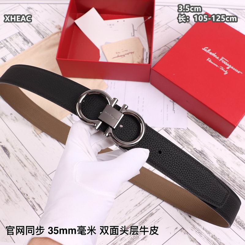 Ferragamo belt 35mmX105-125cm 8L132